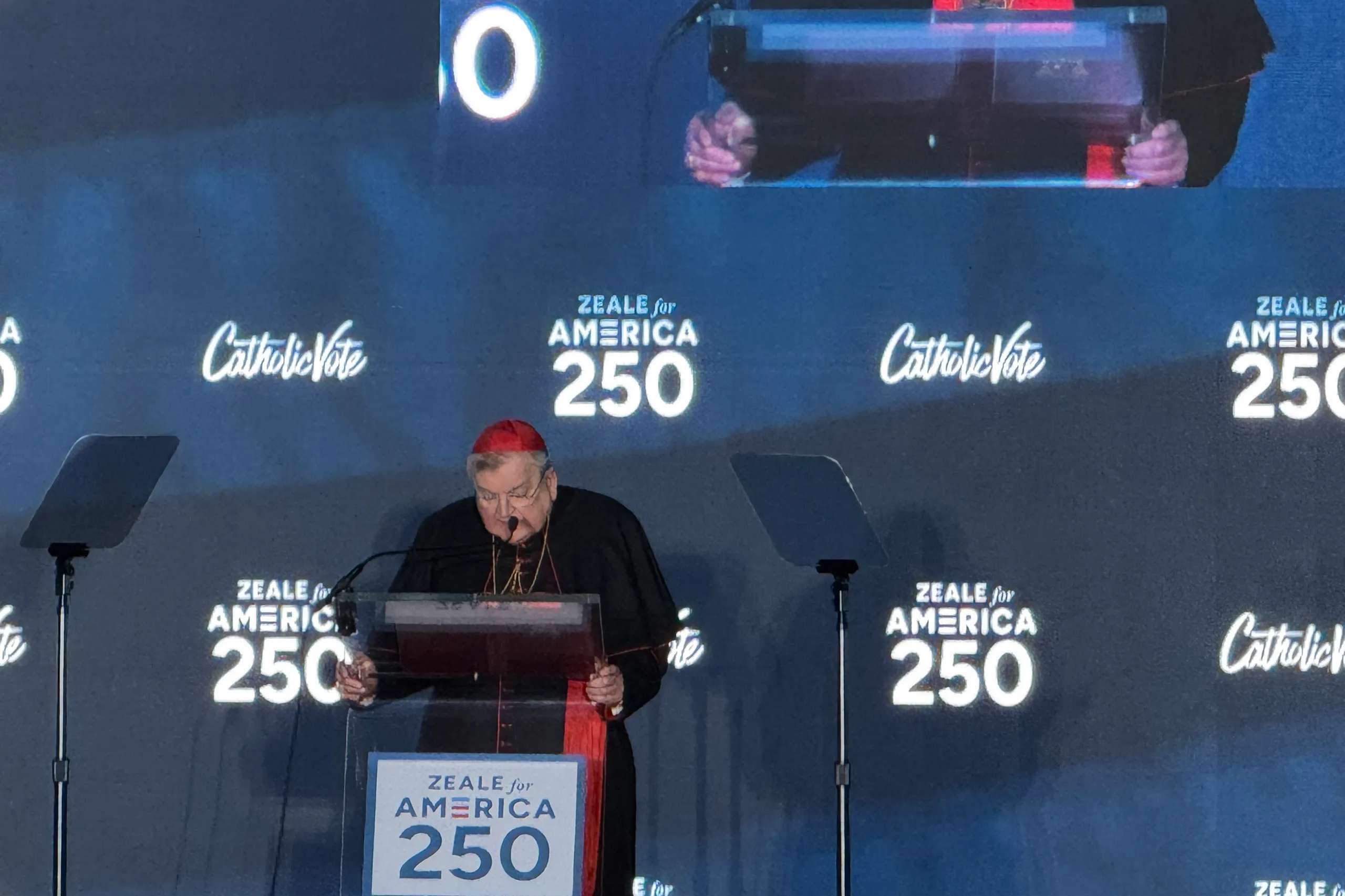 Article image for Cardinal Burke at Zeale for America 250: Patriotism must serve the common good